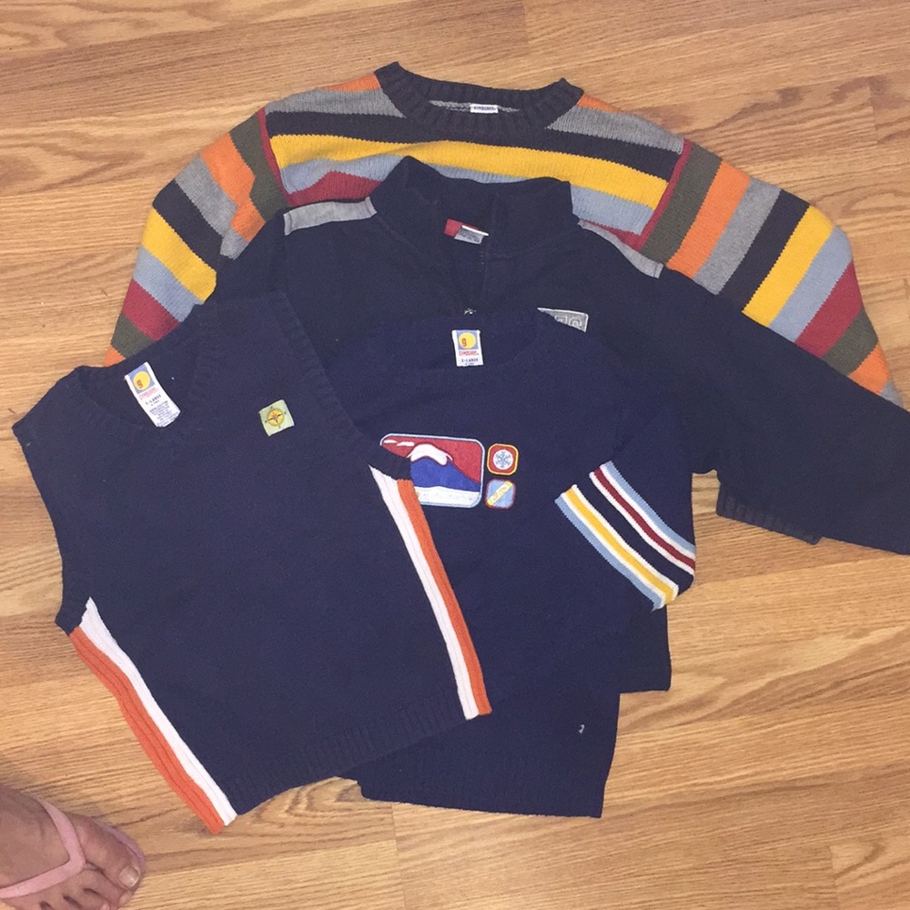 Lot of boys Gymboree knit sweaters